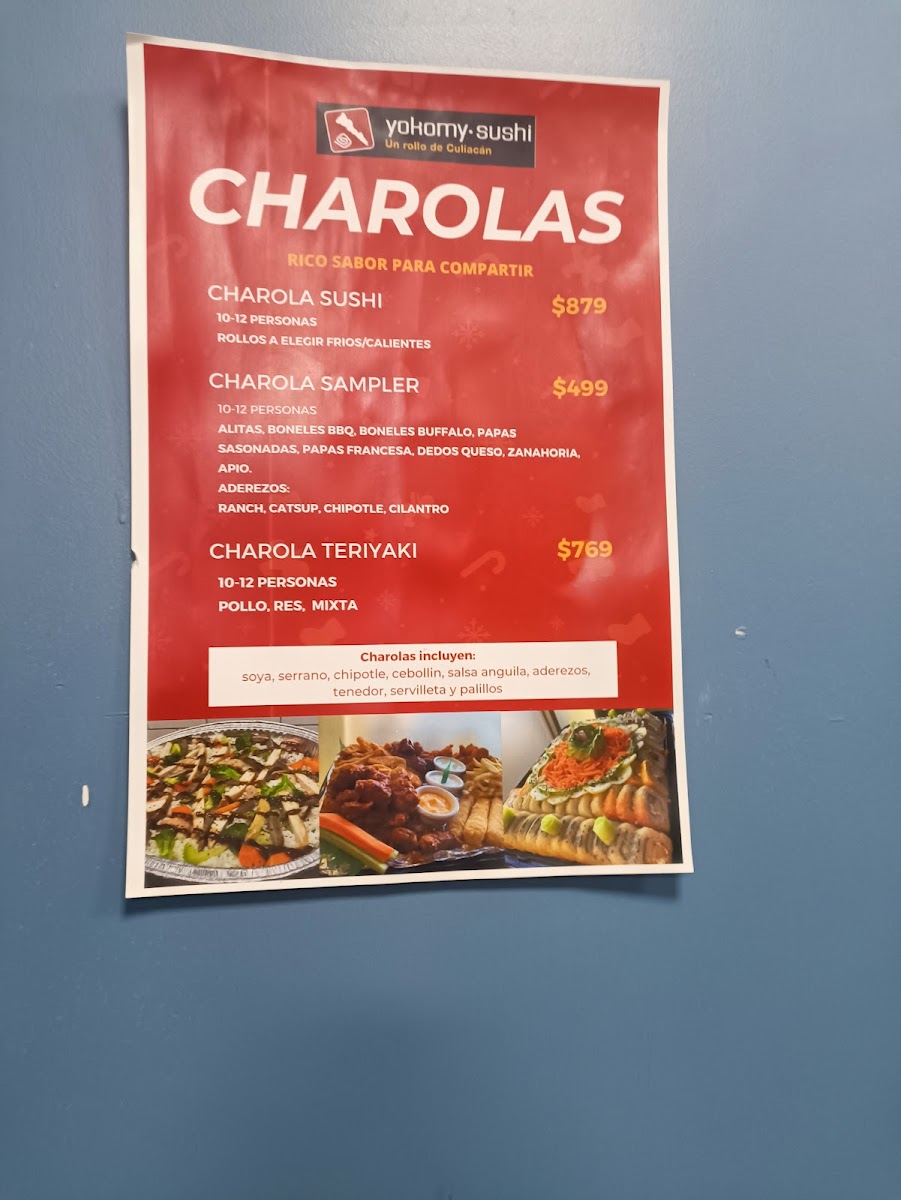 Yokomy Sushi Sabor A Sushi Menu - Image 1