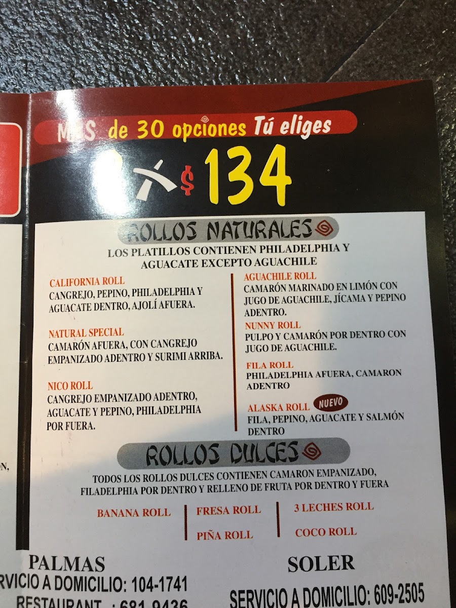 Yokomy Sushi Sabor A Sushi Menu - Image 6